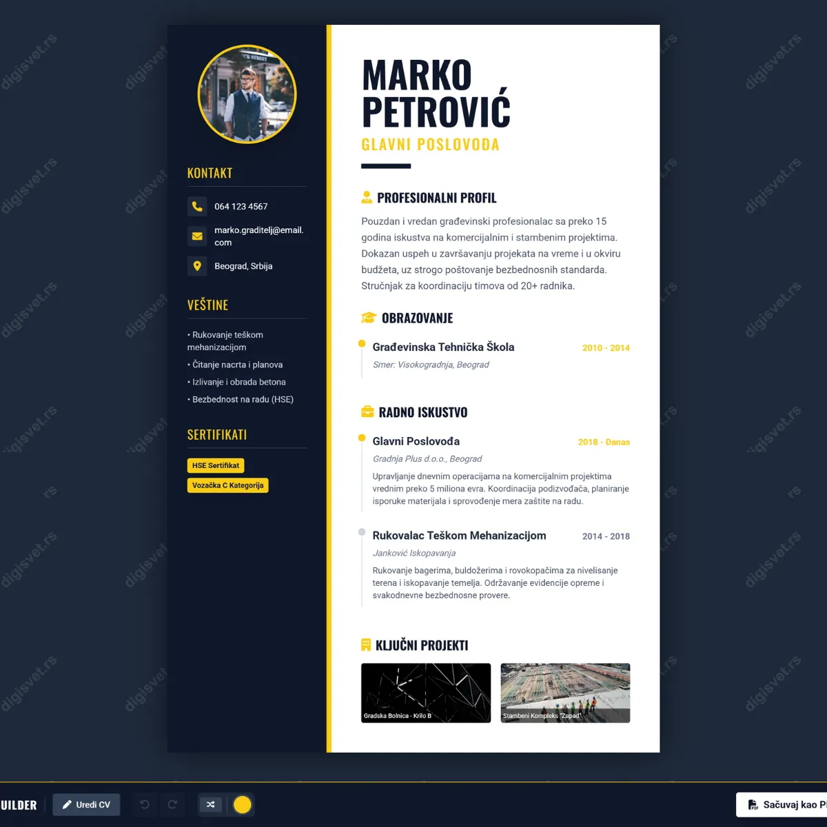 Pro Builder CV