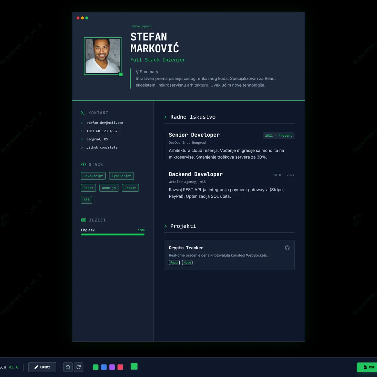 Urban Tech CV
